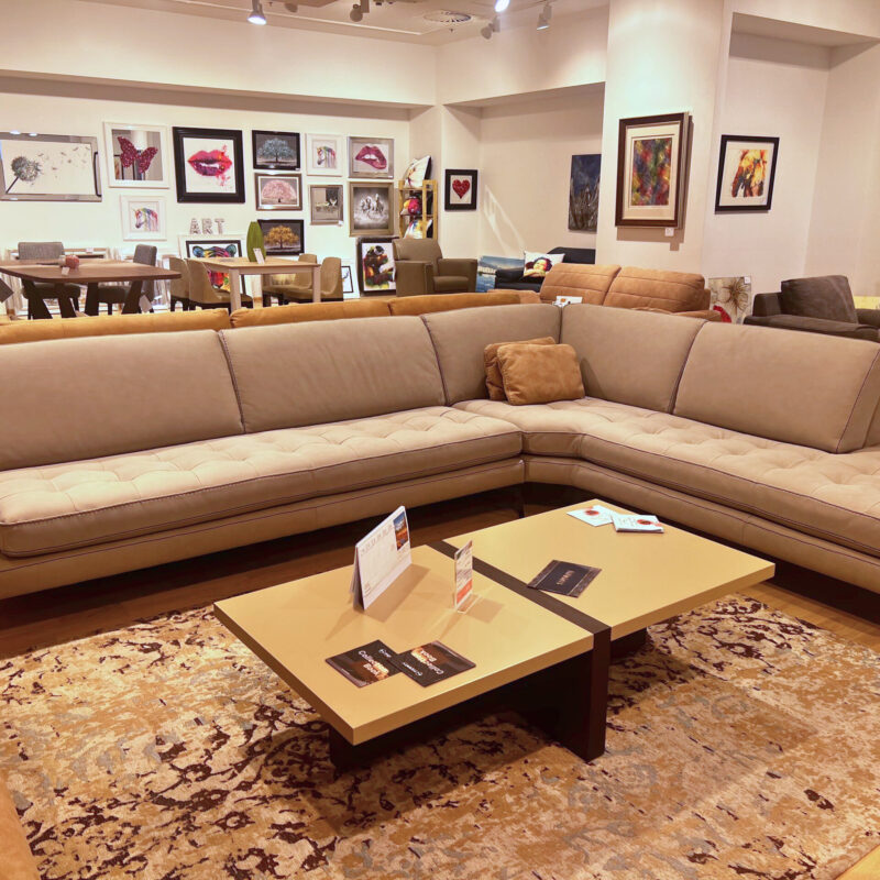 Living rohová sedačka v látke