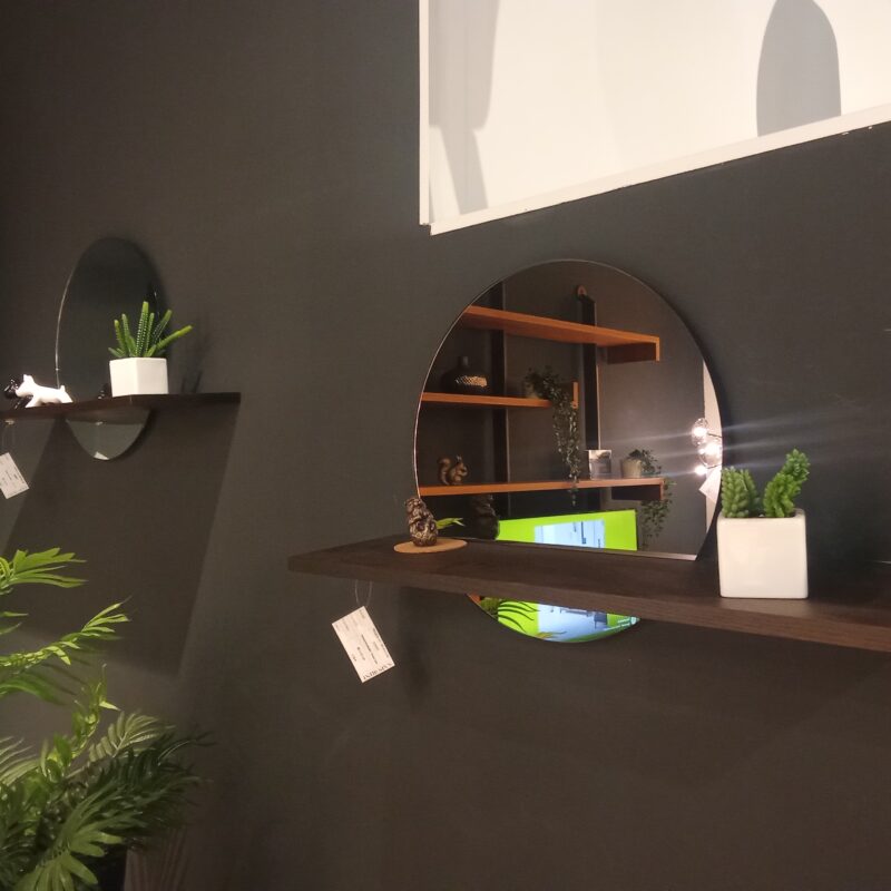 Sunset- polica so zrkadlom